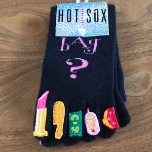 NWT fingered Hot Sox